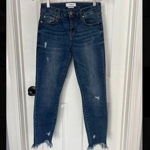 Pistola Mid-Rise Skinny Cropped Jeans